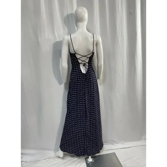 Staud 'Bellamy' Navy Dress Size M